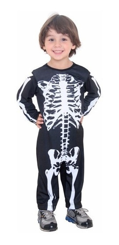 Disfraz Halloween Esqueleto Para Bebe Mundo Manias