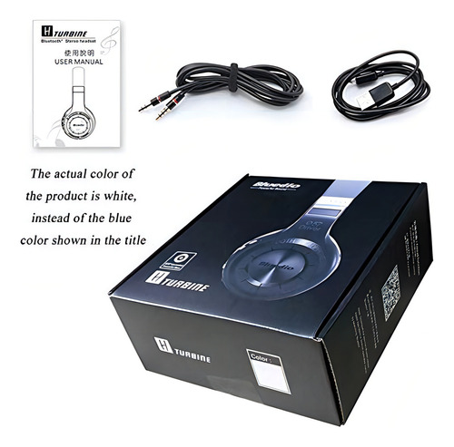 Bluedio Auriculares Estéreo Inalámbricos Bluetooth V5.0 Con