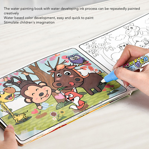 Libros Para Colorear En Agua Libro De Dibujo 3d Doodle