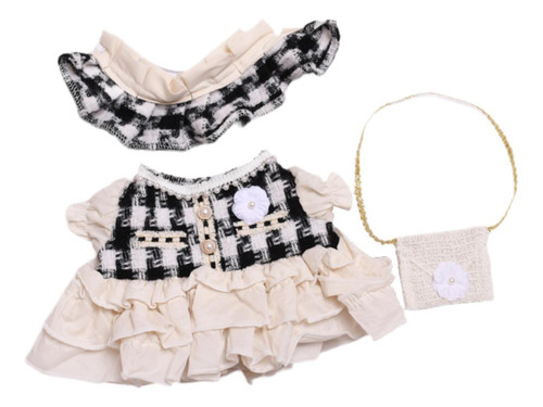 Moda Bonecas Vestido Terno Roupas Artesanais Bonito