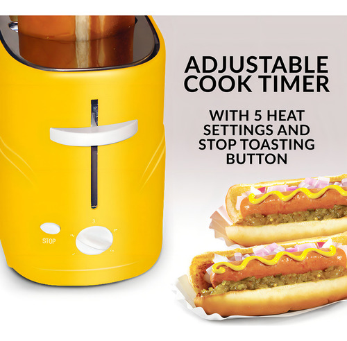 Oscar Mayer - Tostadora De 2 Ranuras Para Perros Calientes . Color Amarillo