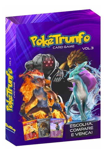 Pokétrunfo Super Trunfo Pokémon Volume 03 Baralho 32 Cartas