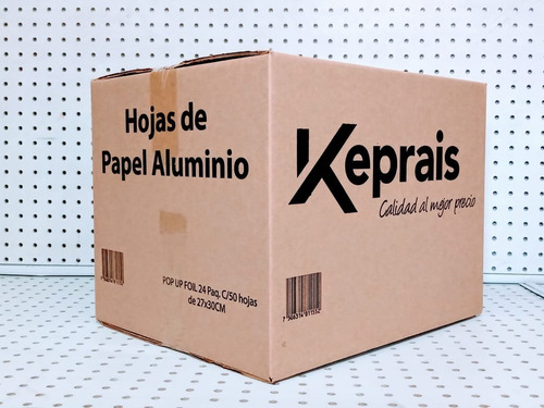 50 Hojas De Papel Aluminio (caja De 24 Piezas)
