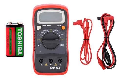 Megometro Medidor Aislamiento Digital Bm500a 1000v 1999m