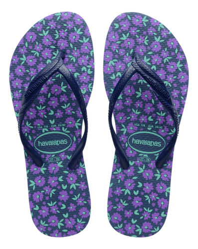 Sandália Havaianas Fantasia Romântica Rosa Floral