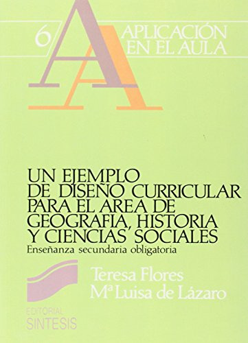 Libro Un Ejemplo De Diseño Curricular Para El Area De Geogra