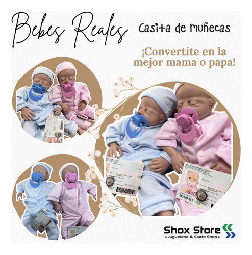 Bebe Bebote 35 Cm Sexo Definido Casita De Muñecas Guata
