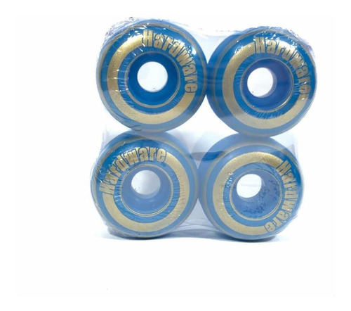 Rodinha Skate 50 Mm Iniciante Hardware Azul