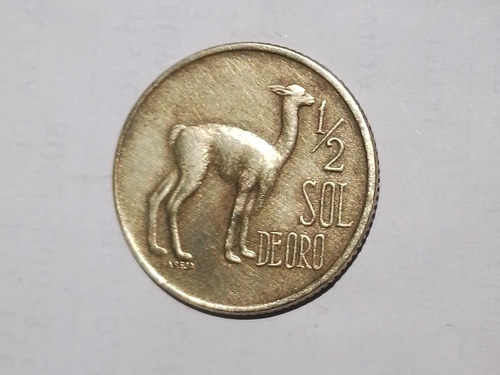 Moneda De 1/2 Sol De Oro De 1973