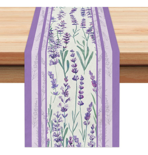 Geeory Camino Mesa Primavera Morado Lavanda 13 X 72  Rustica