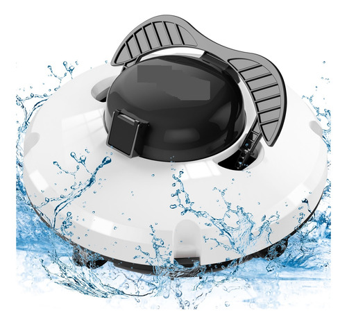 Aspirador De Piscina Robótico Sem Fio Com Motor Duplo