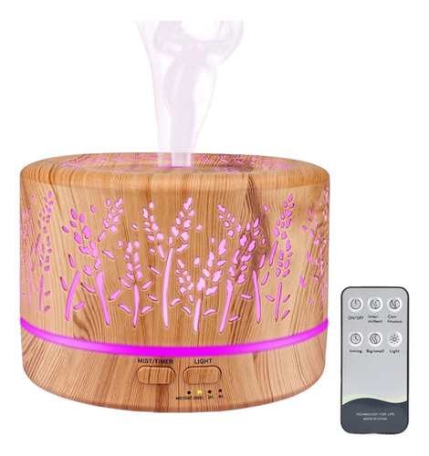 Humidificador Aromatizador Con Led Yx-319 500ml + Esencia