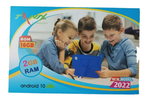 Tablet Infantil Kids Color Ram 2gb Rom 16gb Camara Android