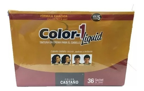 Tintura Liquida Color - 1 Caja - mL a $167