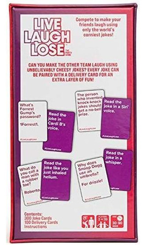 Juego De Mesa Live Laugh Lose/competitivo