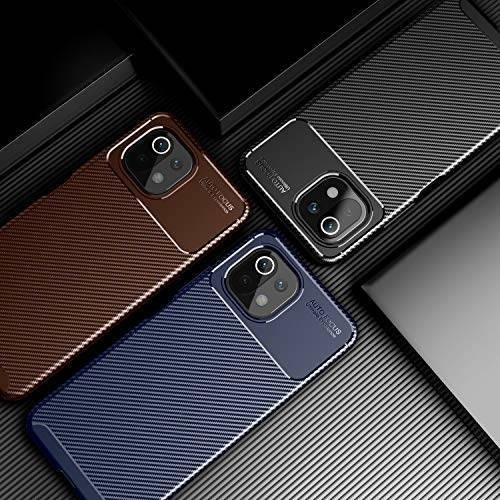 Imagen 5 de 6 de Funda Xiaomi Mi 11 Lite Textura Fibra Carbono Cruzerlite