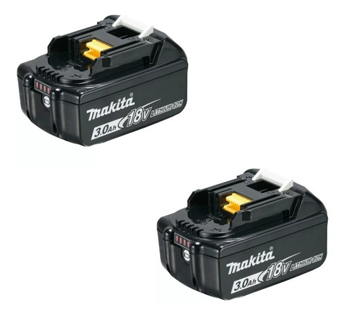 Imagem 6 de 6 de Chave Impacto 1/2 18v Makita Dtw190 + 2 Baterias 3ah E Carrg