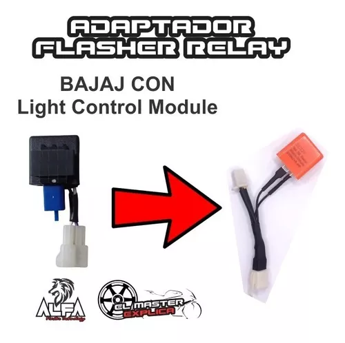 Requisitos Corteza arroz Flasher Relay Para Direccionales Bajaj Control Luces Leds