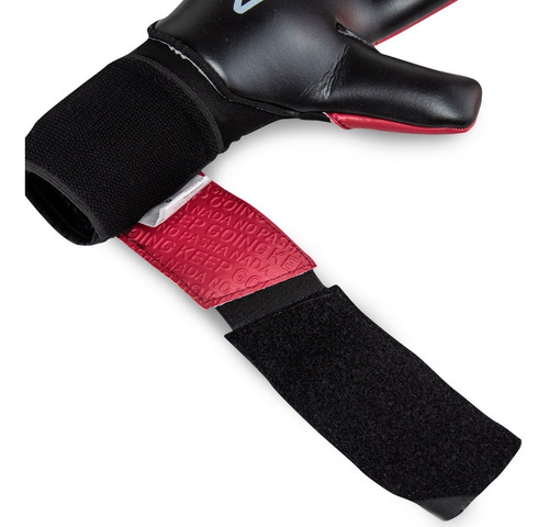 Imagen 4 de 6 de Guantes De Portero Rinat Kratos Guinda / Negro Adulto