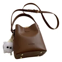 Comprar Bolso De Cuero Para Mujer Con Asa , Bolso De Hombro, Bolso