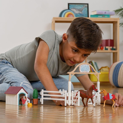 Set De Juego Schleich Horse Club 20 Piezas Caballos Y