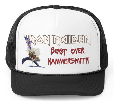 Rnm-457 Gorro Jockey - Iron Maiden Beast Over Hammersmith