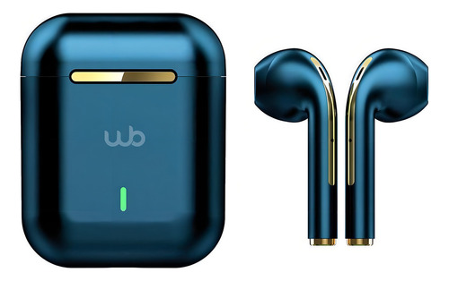 Fone De Ouvido Bluetooth Wb Pods Azul