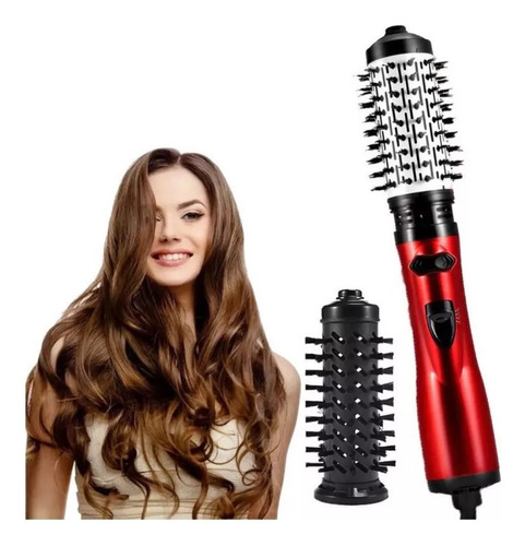 Peine Giratorio Para Cabello Liso, Secador De Pelo, 220 V