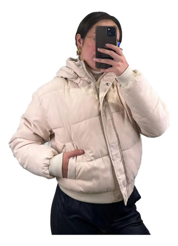 Chaqueta Puffa Gamuza Hl2213