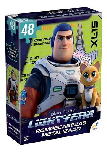 Rompecabezas Metalizado 48 Piezas Lightyear Novelty
