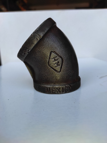 Codo Galvanizado Reforzado 45 Grados 1-1/2 Pulgada (Usado)