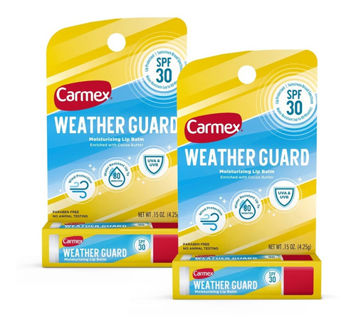 Carmex Weather Guard Spf 30 Formato Barra 1 Unidad