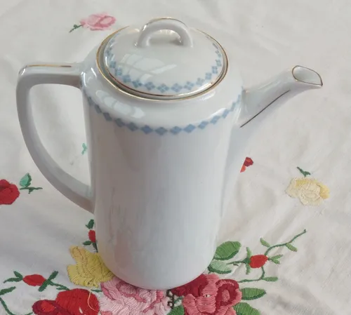 comprar Antigua Cafetera Tetera De Porcelana Bavaria Bella