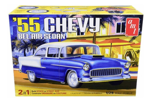 Amt 1955 Chevy Bel Air Sedan 1:25 Maqueta De Escala