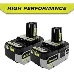 2 X Ryobi One+ Hp 18v Bateria 4 Amp, High Performance 4.0