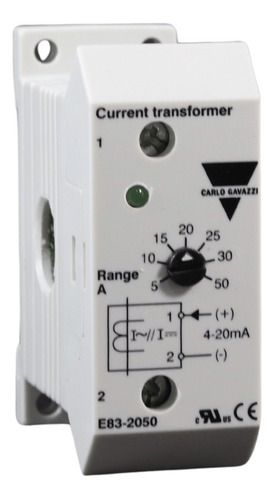 Carlo Gavazzi E83-2050 Transformador De Corriente 10-40 Vdc