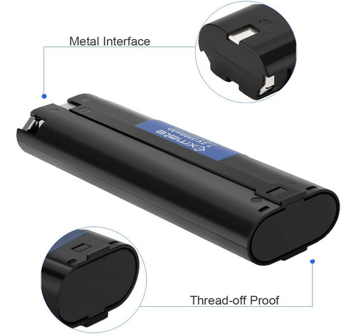 Batería Ni-mh De Repuesto De 7.2 V 3.5 Ah Compatible Con Mak