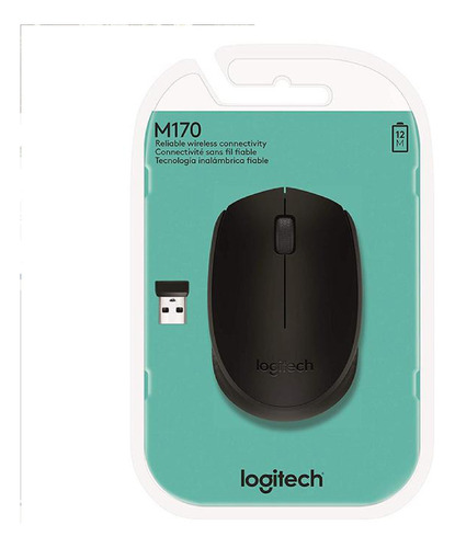 Mouse Logitech M170 Plateado Wireless Inalambrico 1000 Dpi