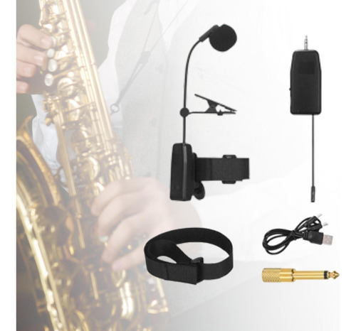 / Instrumentos Inalámbricos 20 Cm 1 Micrófono De Saxofón