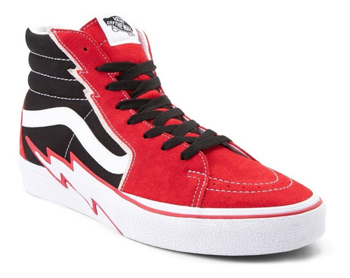 Vans Sk8 Hi Bolt Racing Red Black Vn0a5jivyhu