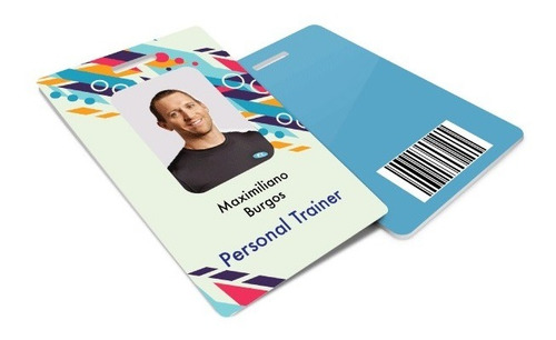 5 Credenciales De Pvc A Color