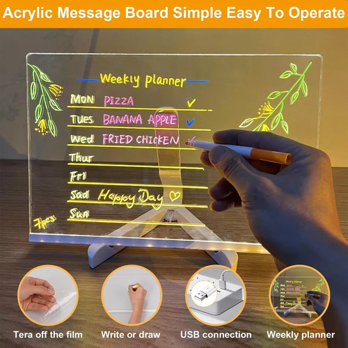 Tablero De Dibujo Para Niños Magic Boards Con Emisores De Lu