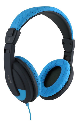Auriculares Manos Libres Nsau16 Azul Microfono 3.5mm Celular