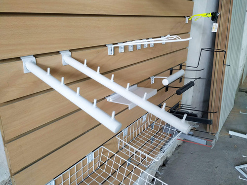 Perchero 40cm Inclinados 15 Unid Rapiwall Rosario