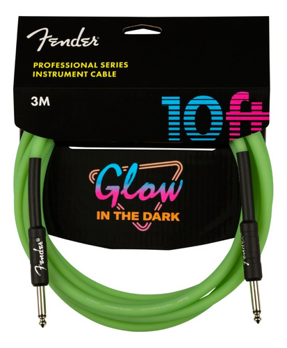 Cable Fender Glow In The Dark 3m Verde