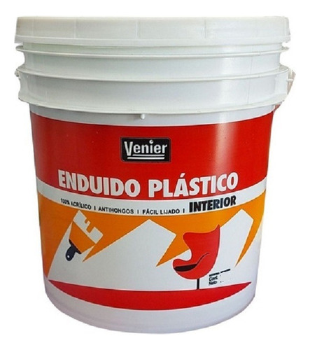 Enduido Plastico Interior Venier 20lts