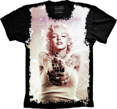 Camiseta Plus Size Cantora - Marilyn Monroe