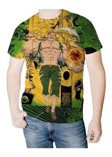 Camiseta Camisa Nanatsu No Taizai Meliodas Anime Nerd Filme