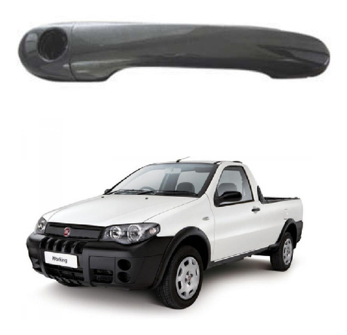 Macaneta Dianteira Direita C/furo Palio Economy 2004 A 2017