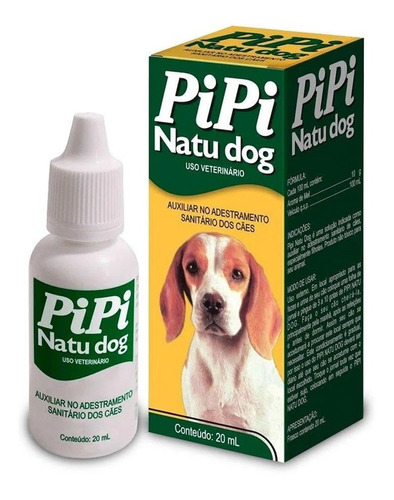 Pipi Natu Dog 20 Ml Para Adesrtrar Caes Cachoros Nao Urinar